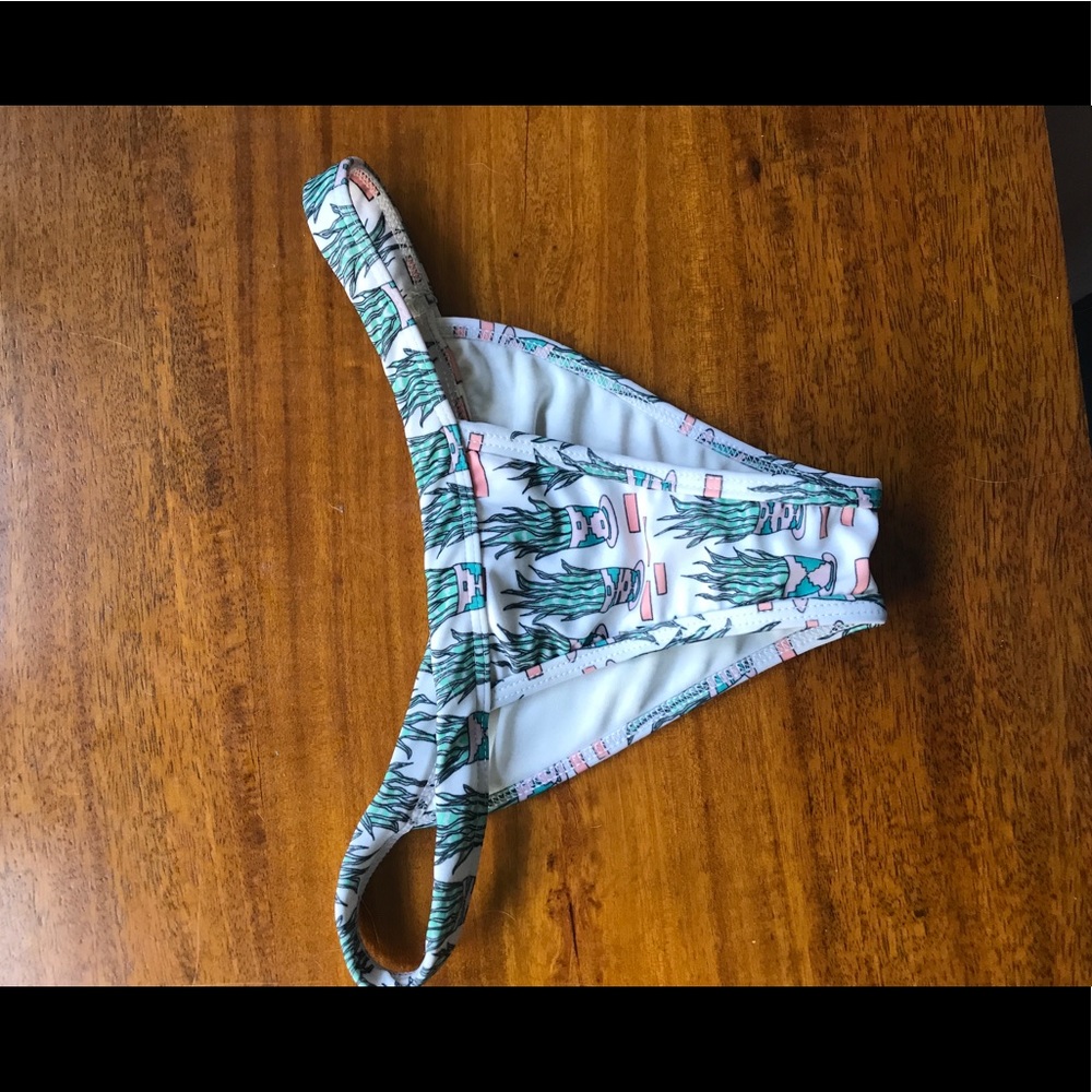 Velvet fox succulent bikini bottoms